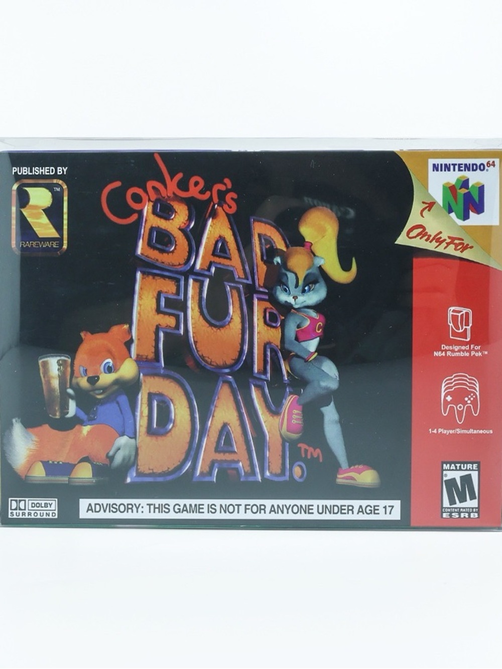 Conker’s Bad Fur Day - Nintendo 64 N64 US Version